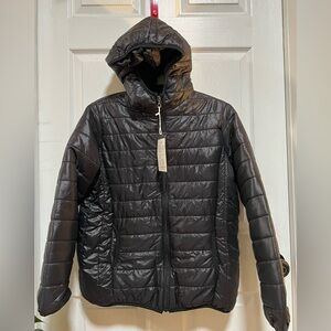 Men's Black Quilted Jacket